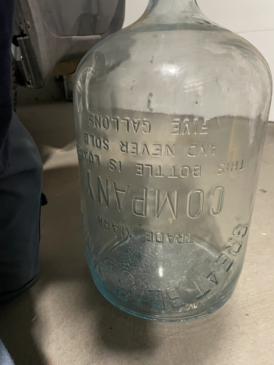 Great Spring Water Company 5 Gallon Glass Jug