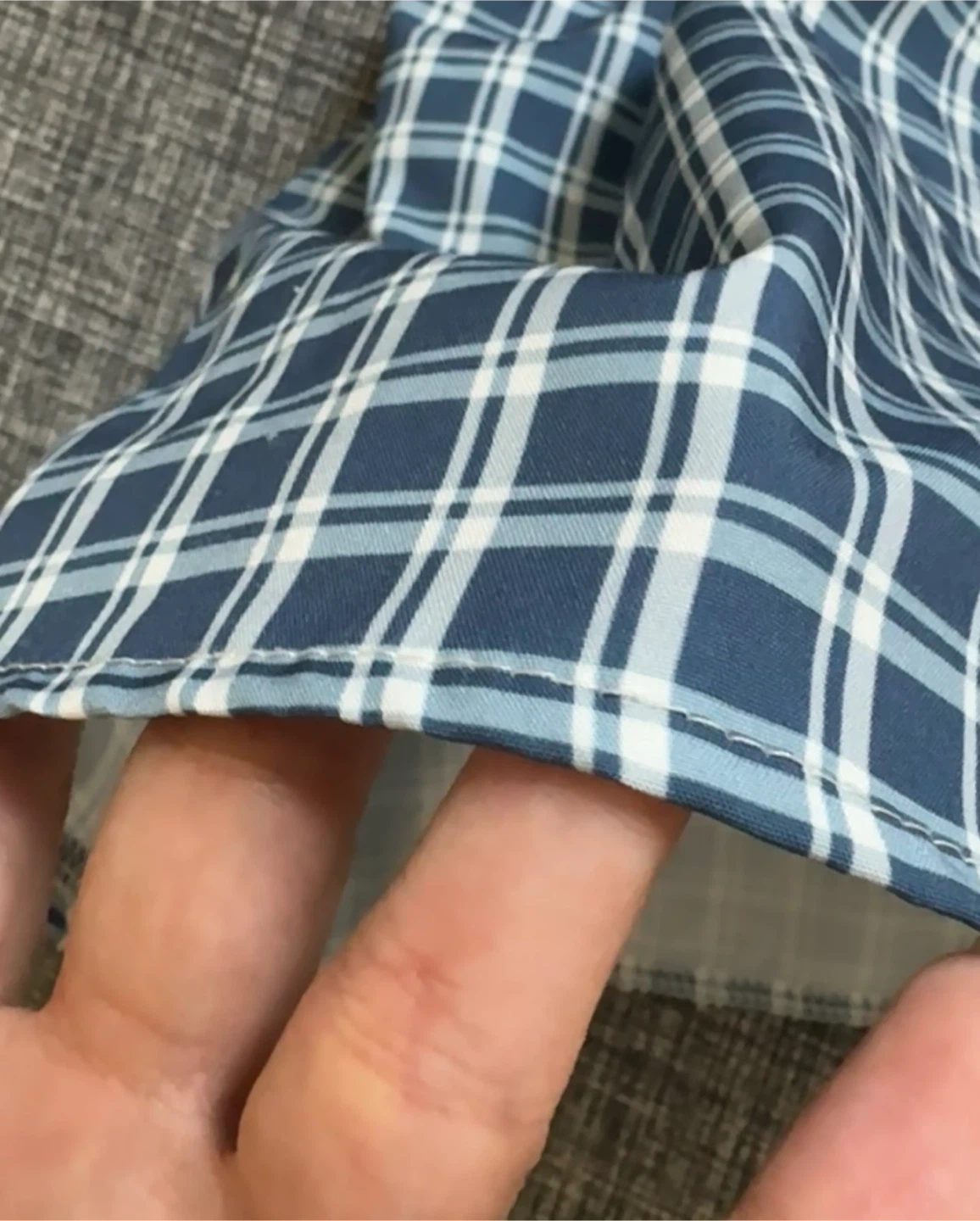 Blue Plaid Camisole Top brandy dupe - photo 4