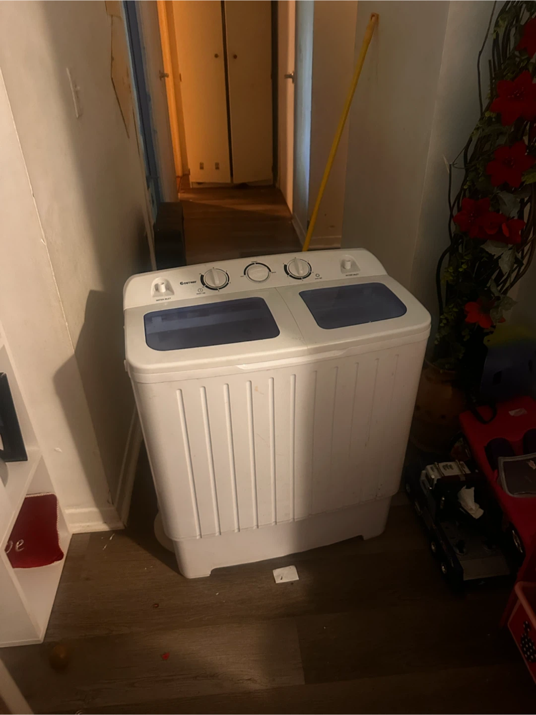 Costway Twin Tub Portable Washing Machine