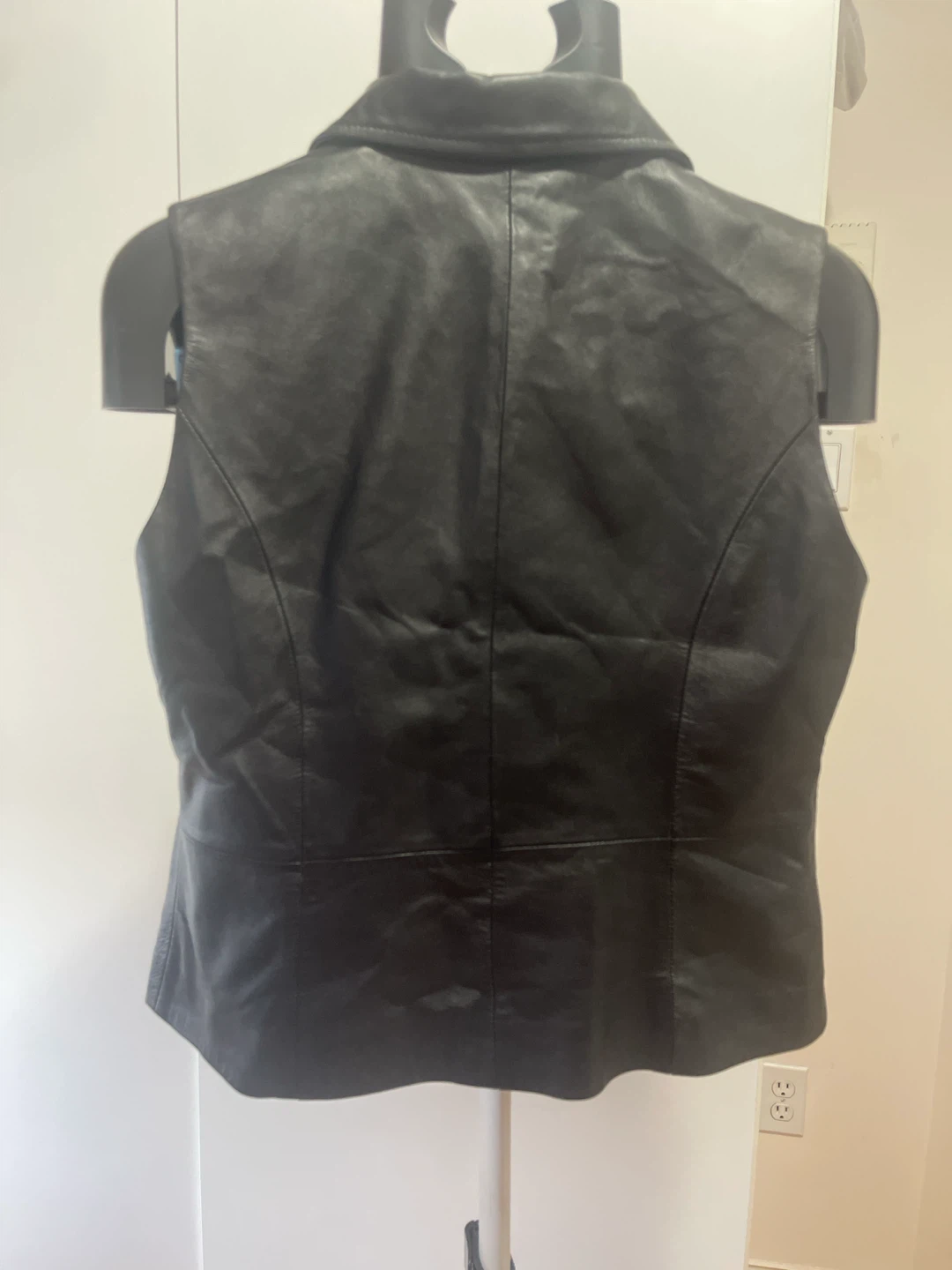 Black Leather Vest - photo 2