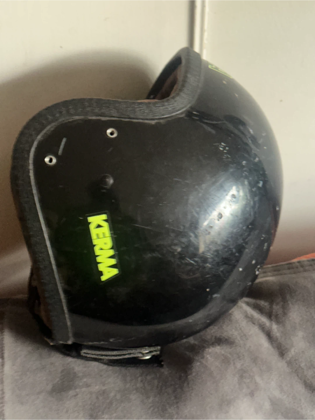 Vintage 1980s Kerma Ski Racing Helmet Retro Brain Bucket - photo 4