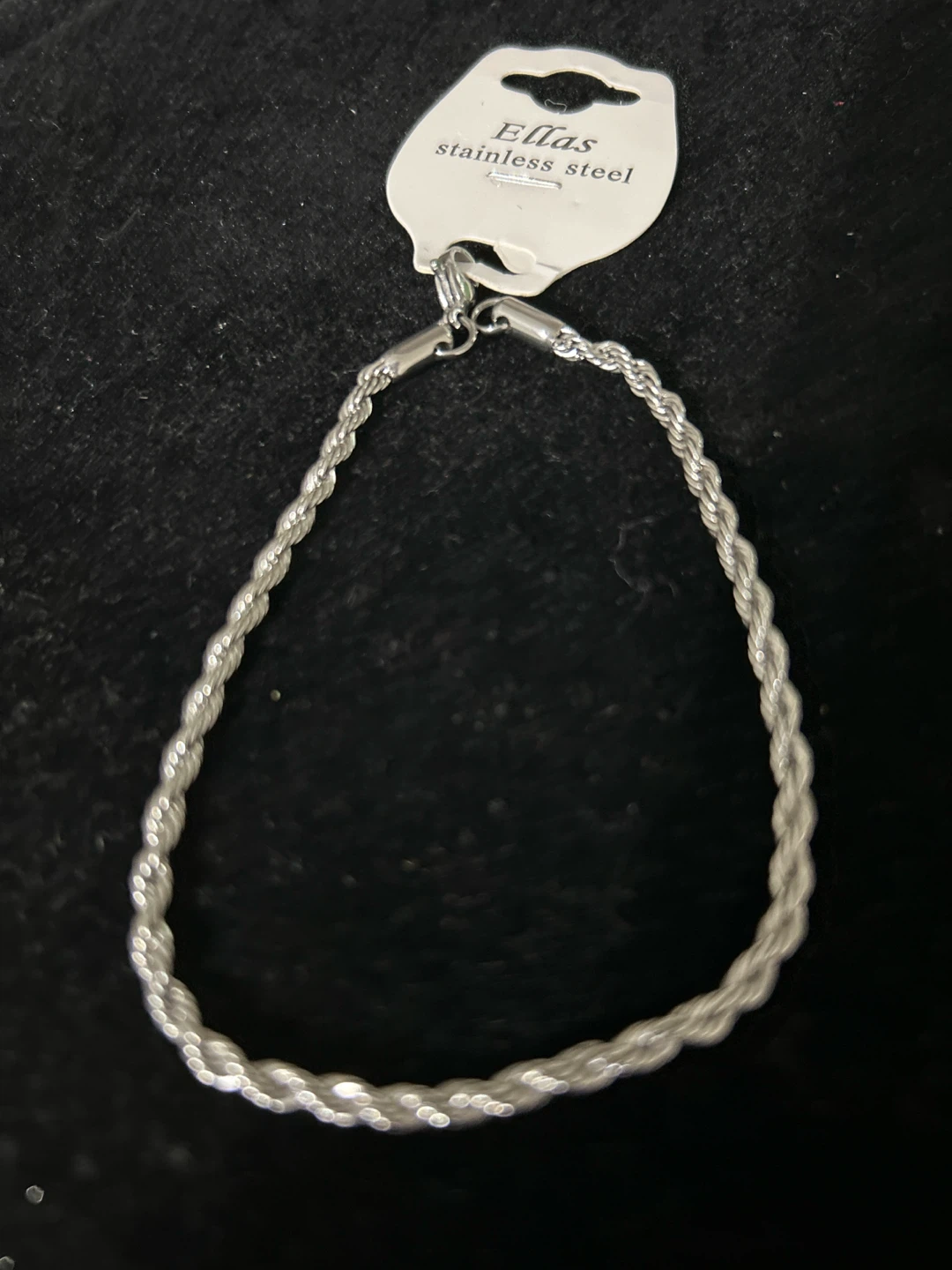 Ellas Stainless Steel Rope Chain Bracelet - photo 2