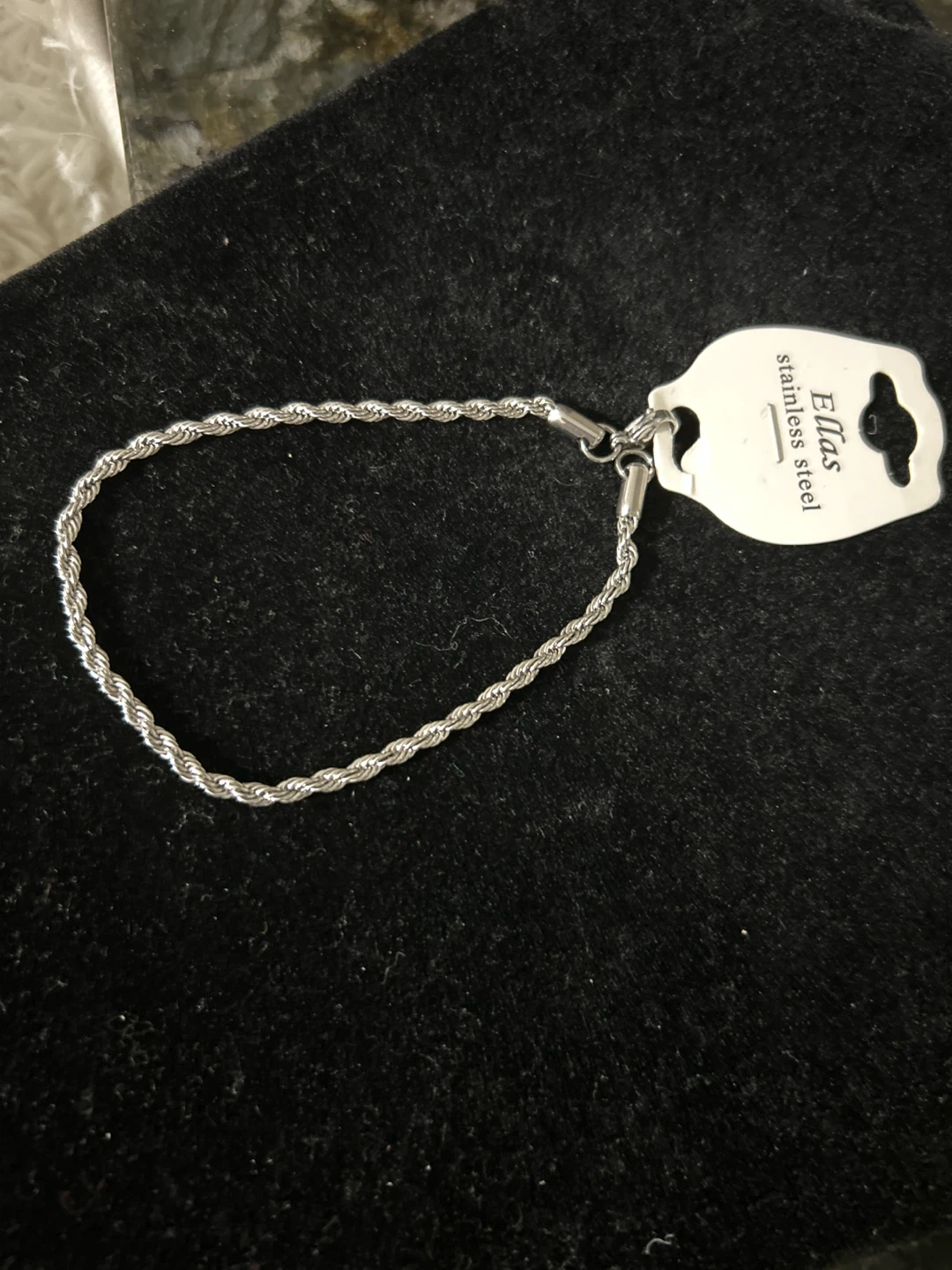 Ellas Stainless Steel Rope Chain Bracelet - photo 3