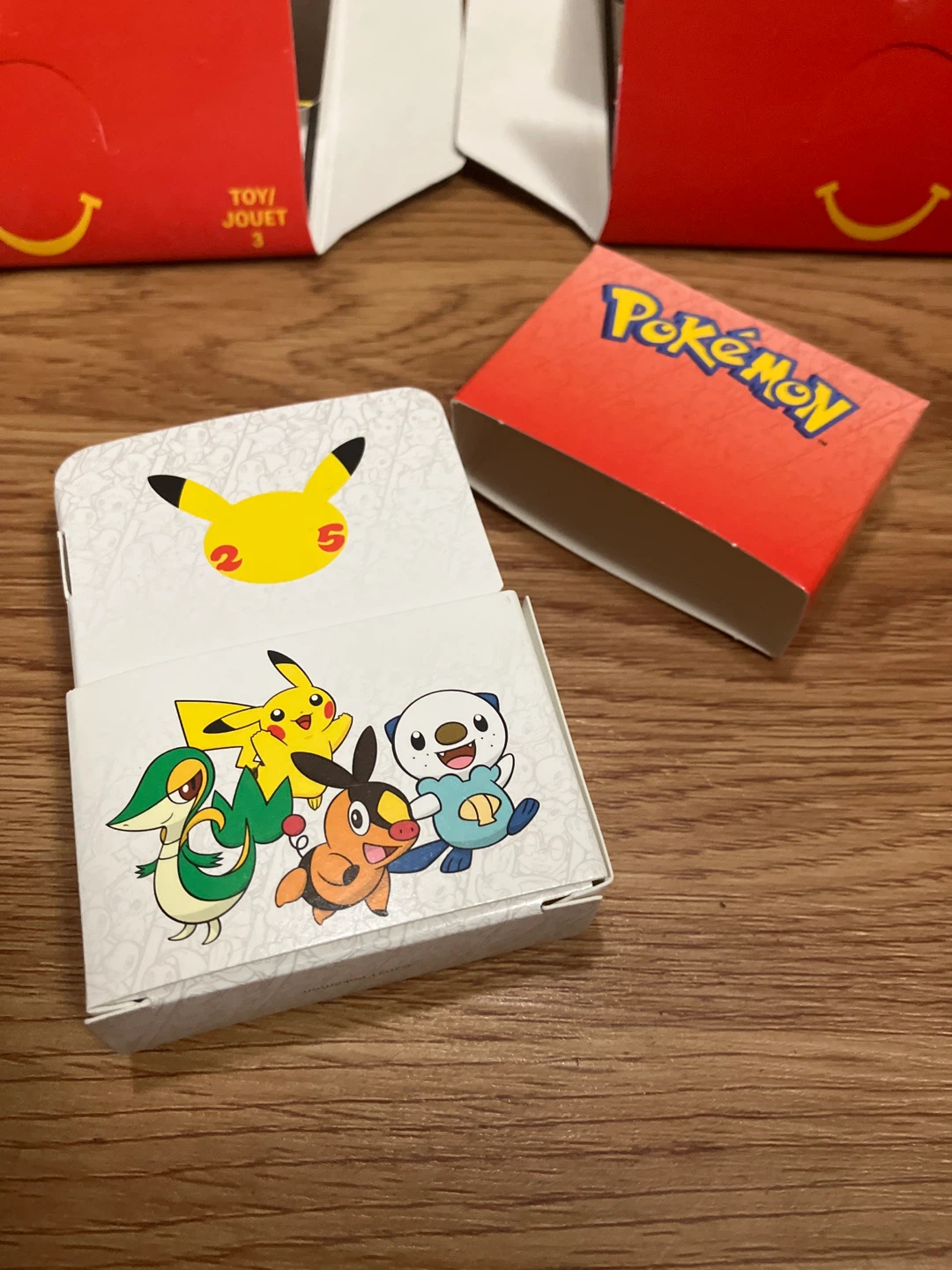 2 Pokémon McDonald's Happy Meal Boxes with Trading Cards - photo 2