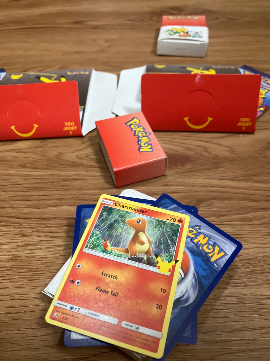 2 Pokémon McDonald's Happy Meal Boxes with Trading Cards - photo 3