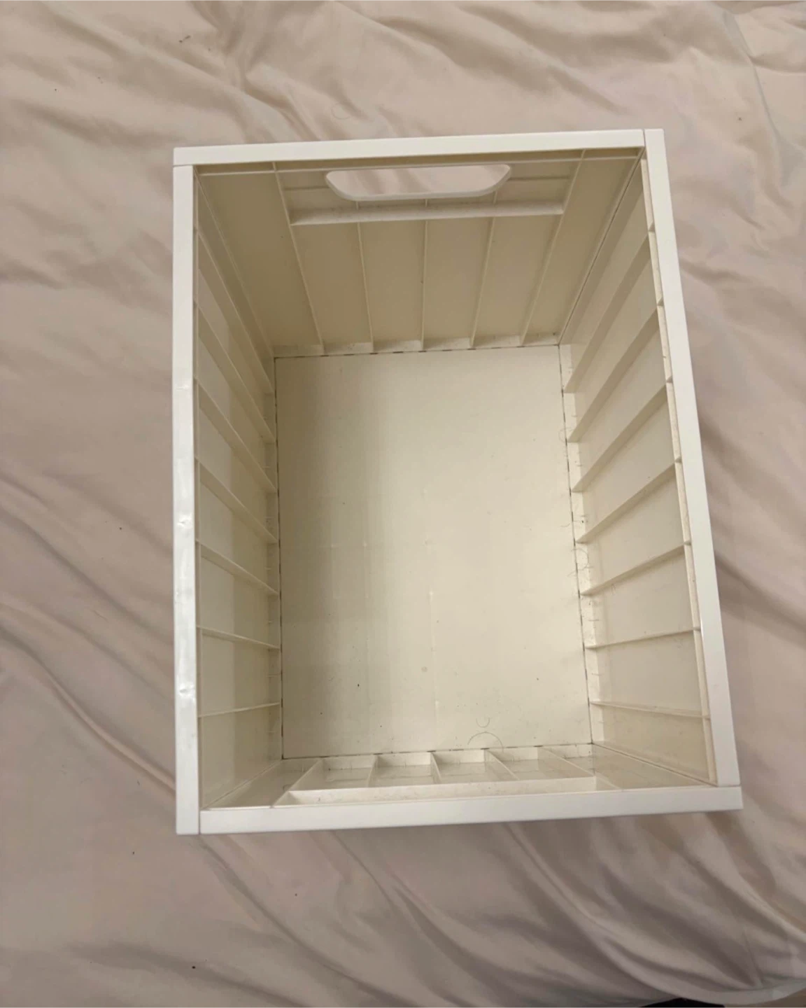 Rolling Storage Bin with Wheels – This White