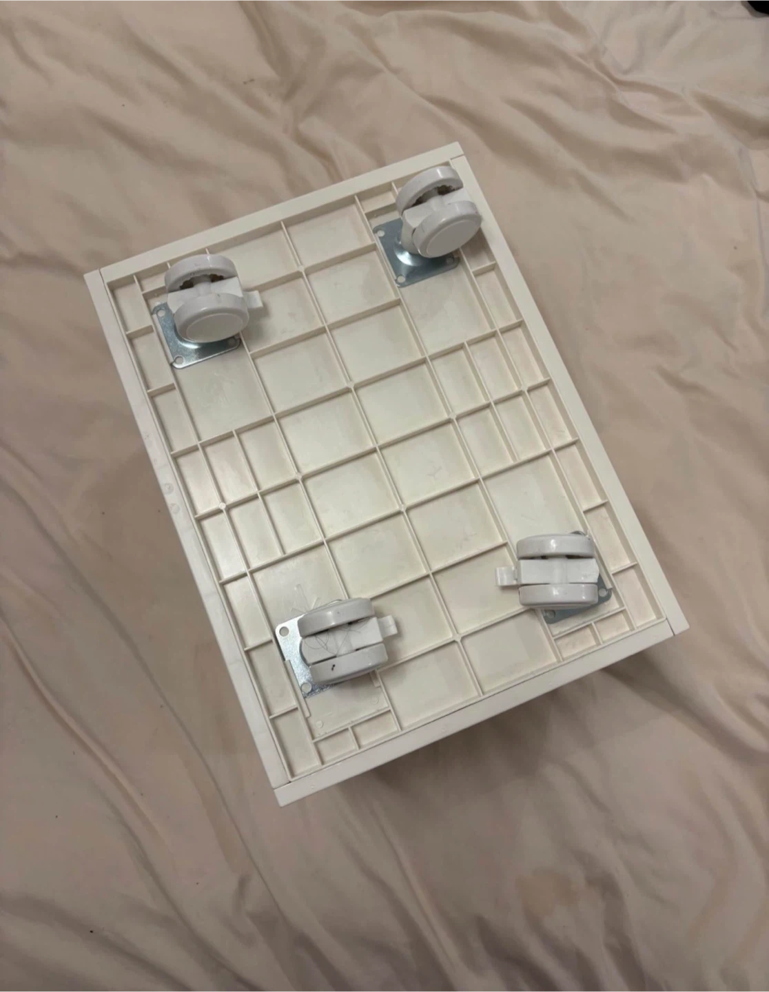 Rolling Storage Bin with Wheels – This White - photo 3