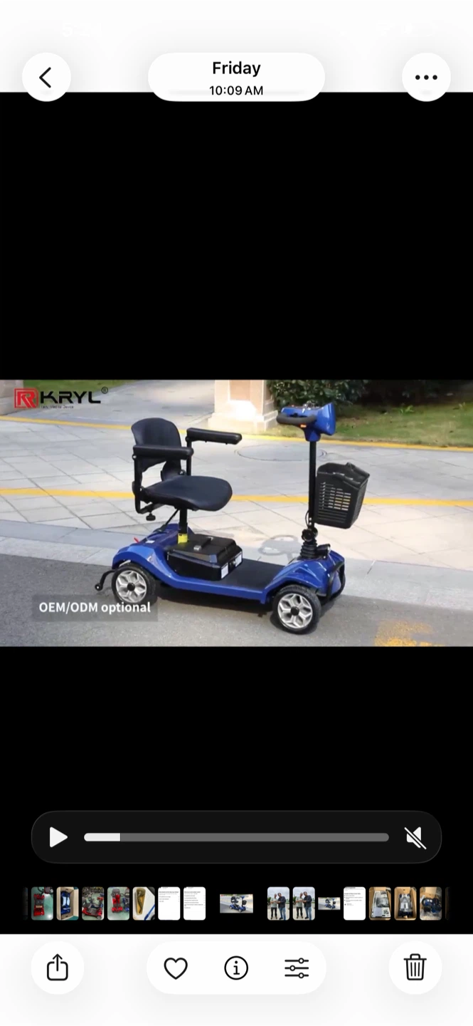 Kryl Blue Mobility Scooter - photo 2