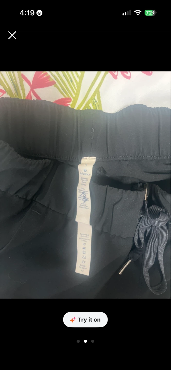 Lululemon Black Casual Pants Size 4