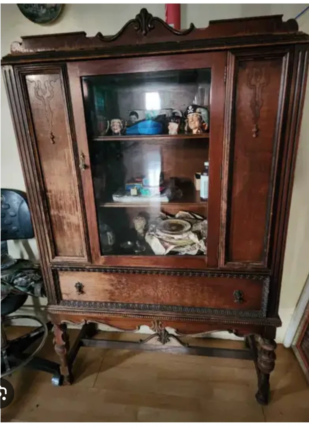 Jacobean Revival ChinaCabinet