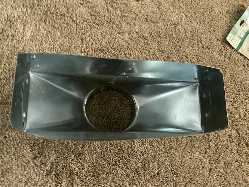 Universal Boot Ducting Connector 3.25" x 10" x 4"