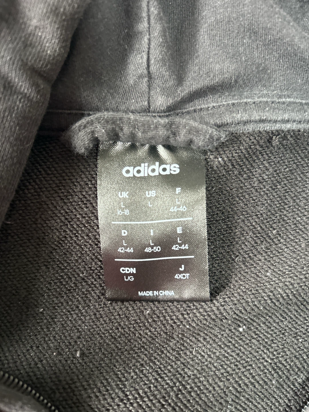 Adidas Full Zip Hoodie with 3 Stripes - photo 2