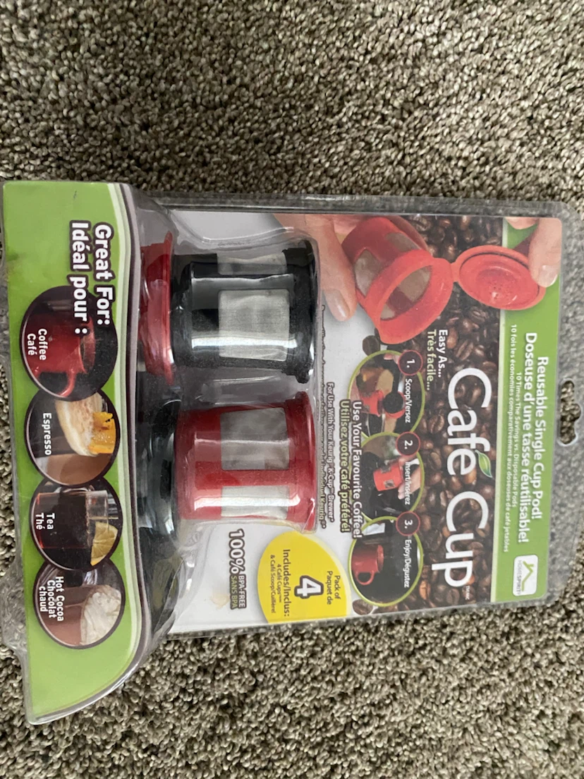 Reusable Cafe Cup Pods - 4 Pack