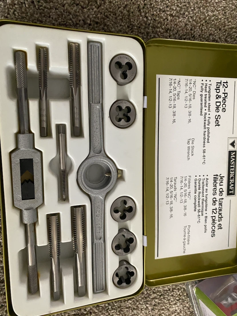 Mastercraft 12-Piece Tap & Die Set - photo 2