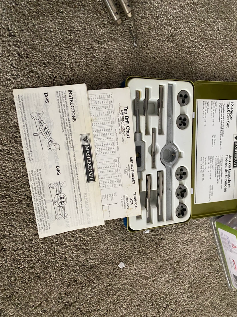 Mastercraft 12-Piece Tap & Die Set - photo 5