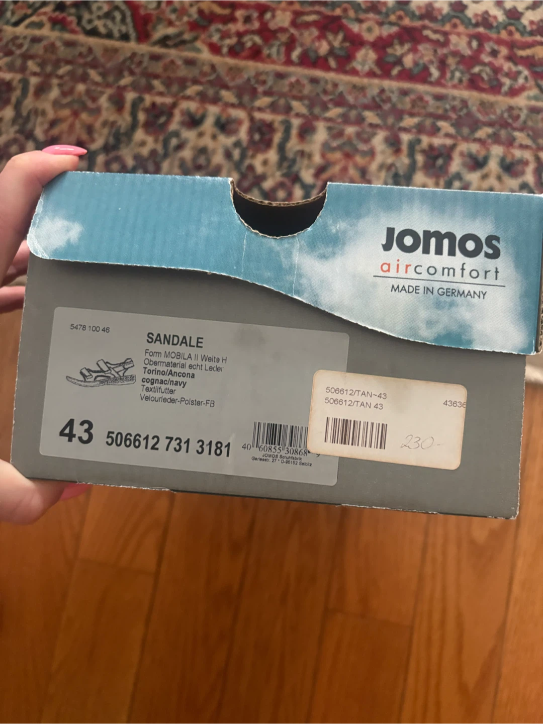 Jomos Aircomfort Sandals Size 43 - photo 3