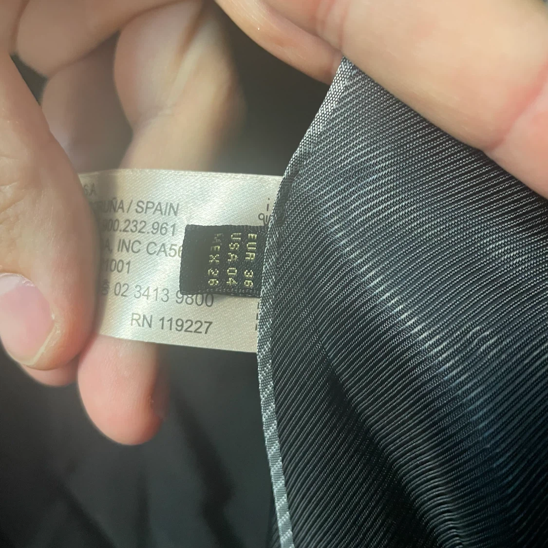 Massimo Dutti Black Single-Button Blazer  (Size US 4 / EUR 36) - photo 3