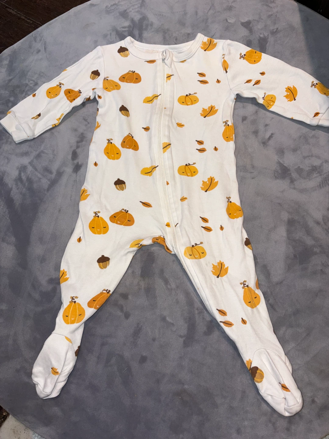 Combinaison pour bébé Roche Ciseaux 6 mois citrouilles