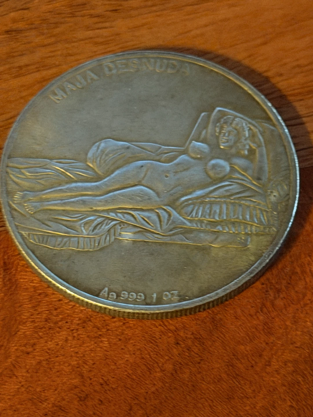 1 oz Ornamental Coin - "Maja Desnuda" / Leonardo da Vinci - photo 4