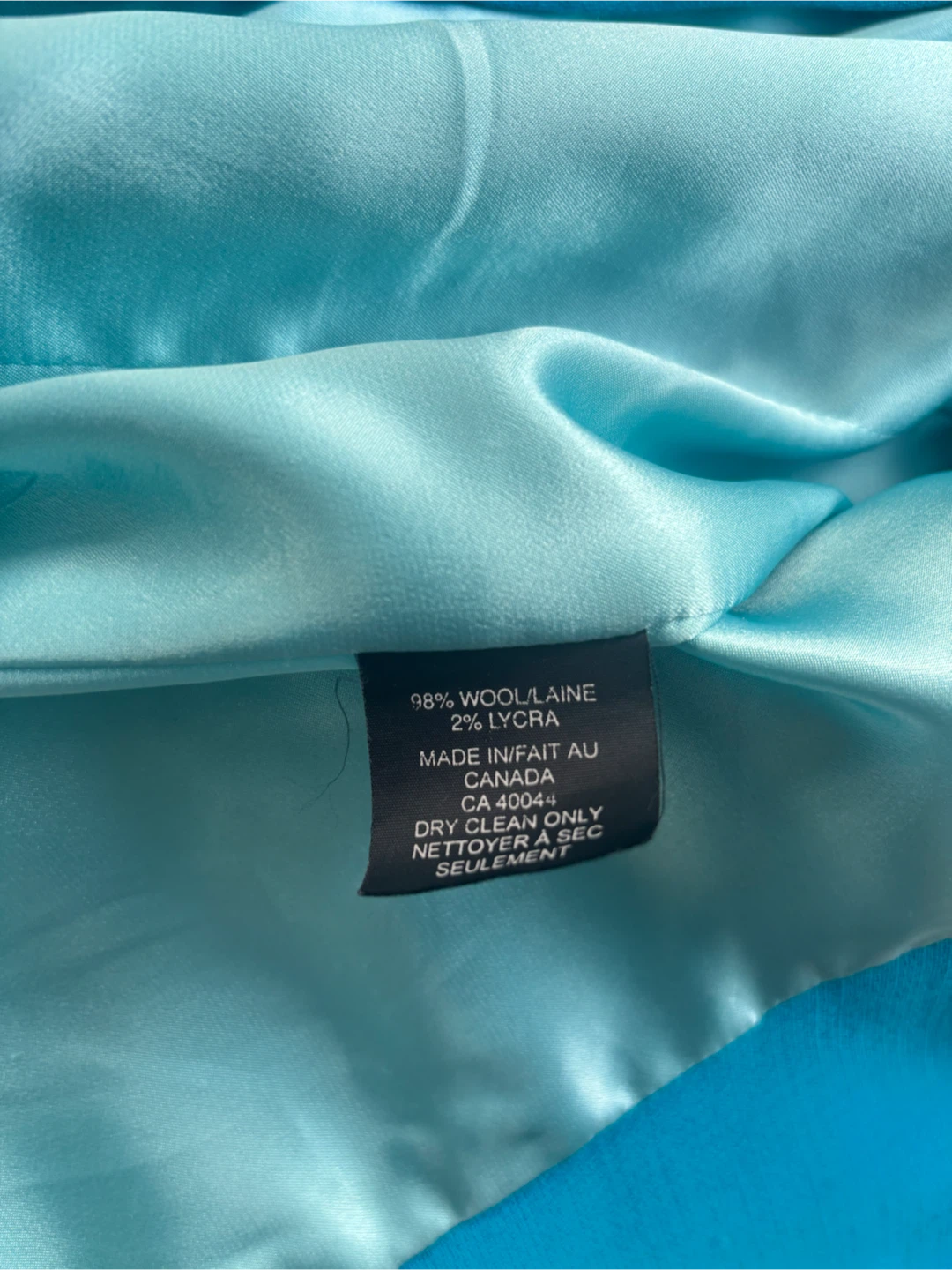 Ross Mayer Teal Wool Blend Blazer - Size 8 - photo 4