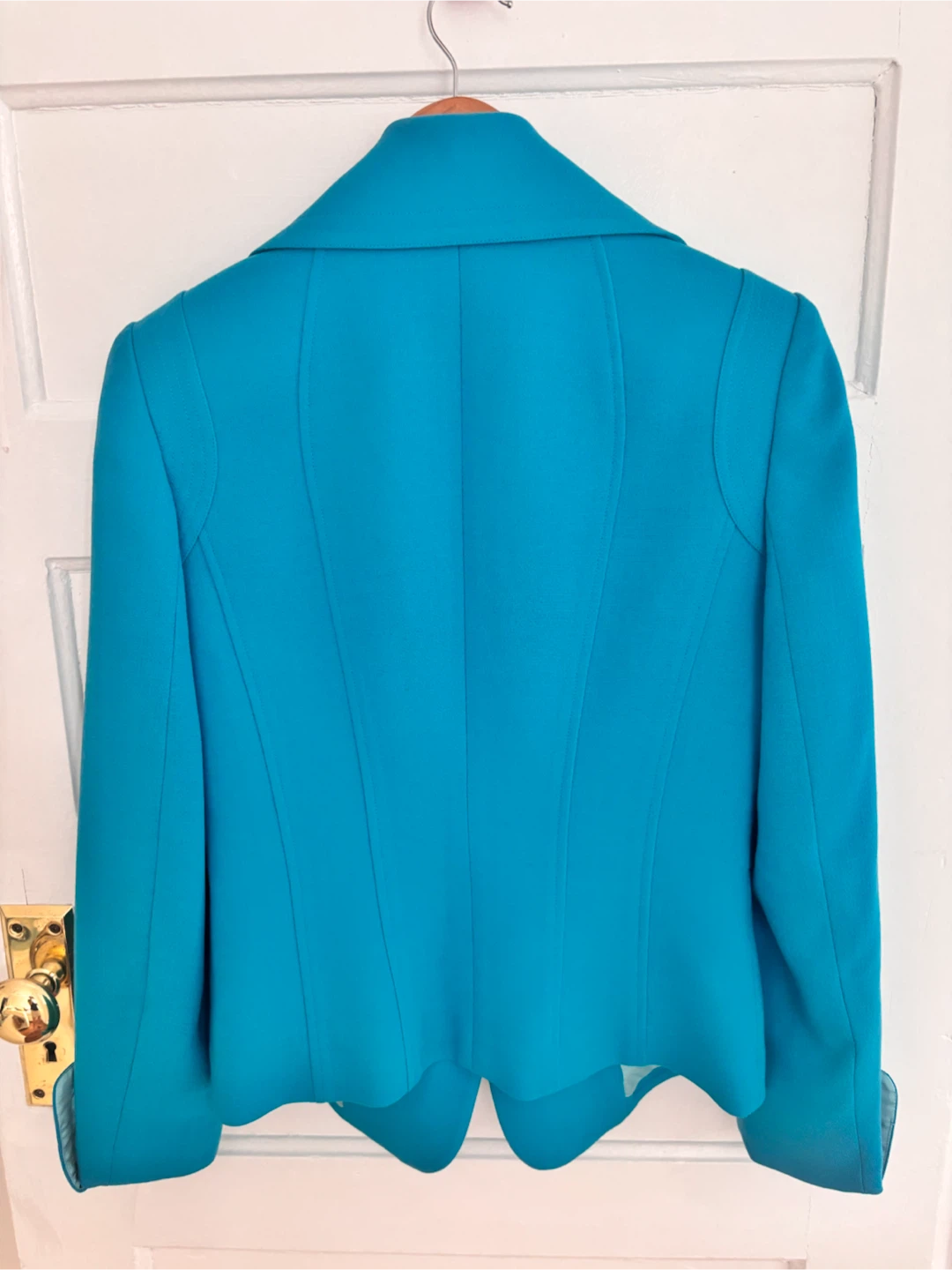 Ross Mayer Teal Wool Blend Blazer - Size 8 - photo 5