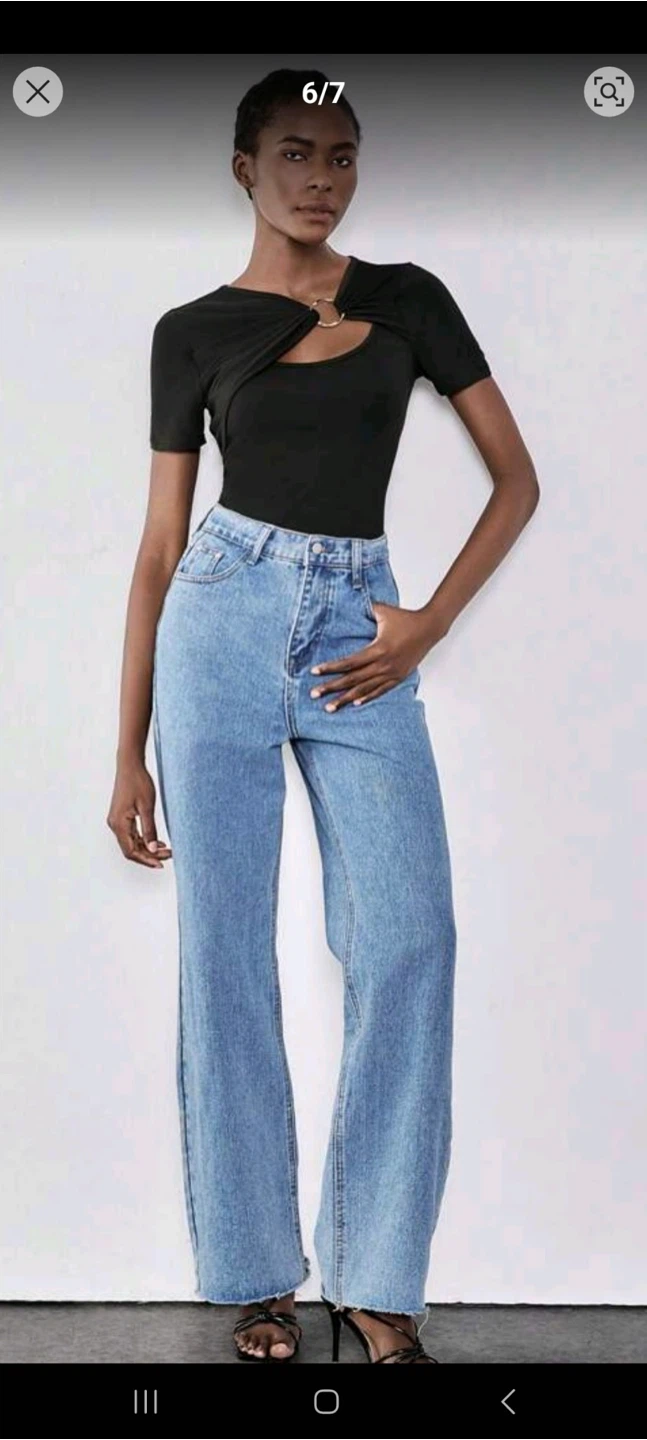Black Cut-Out Ring top NEW - small - photo 3
