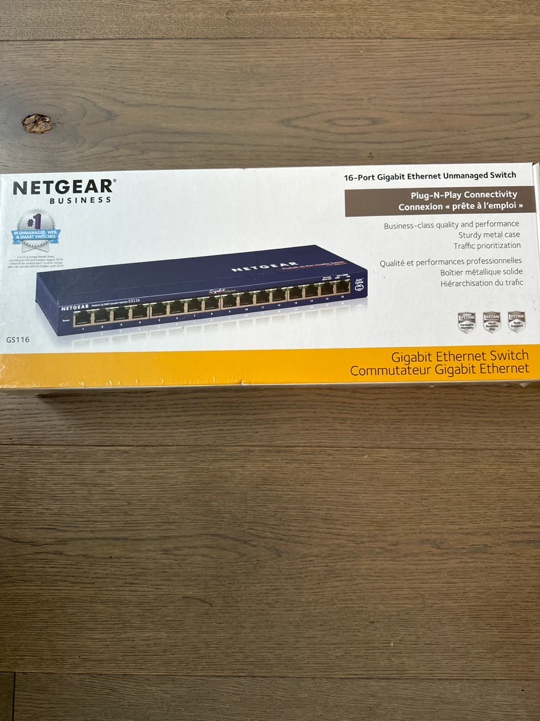 NETGEAR 16-Port Gigabit Unmanaged Ethernet Switch GS116