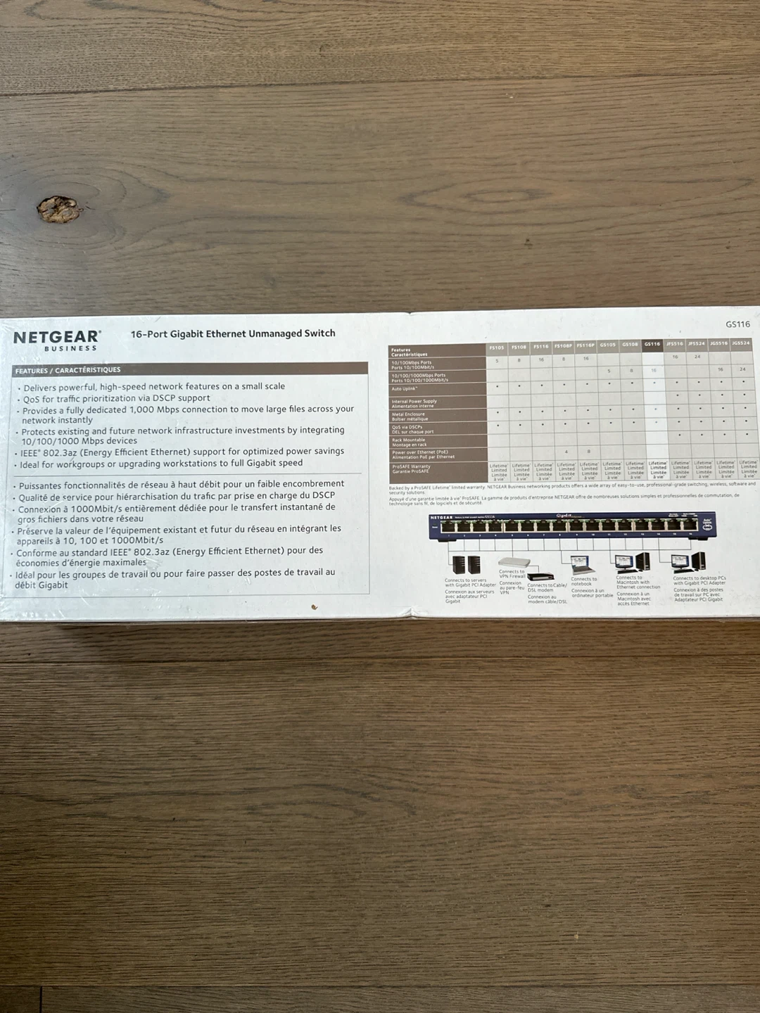 NETGEAR 16-Port Gigabit Unmanaged Ethernet Switch GS116 - photo 2