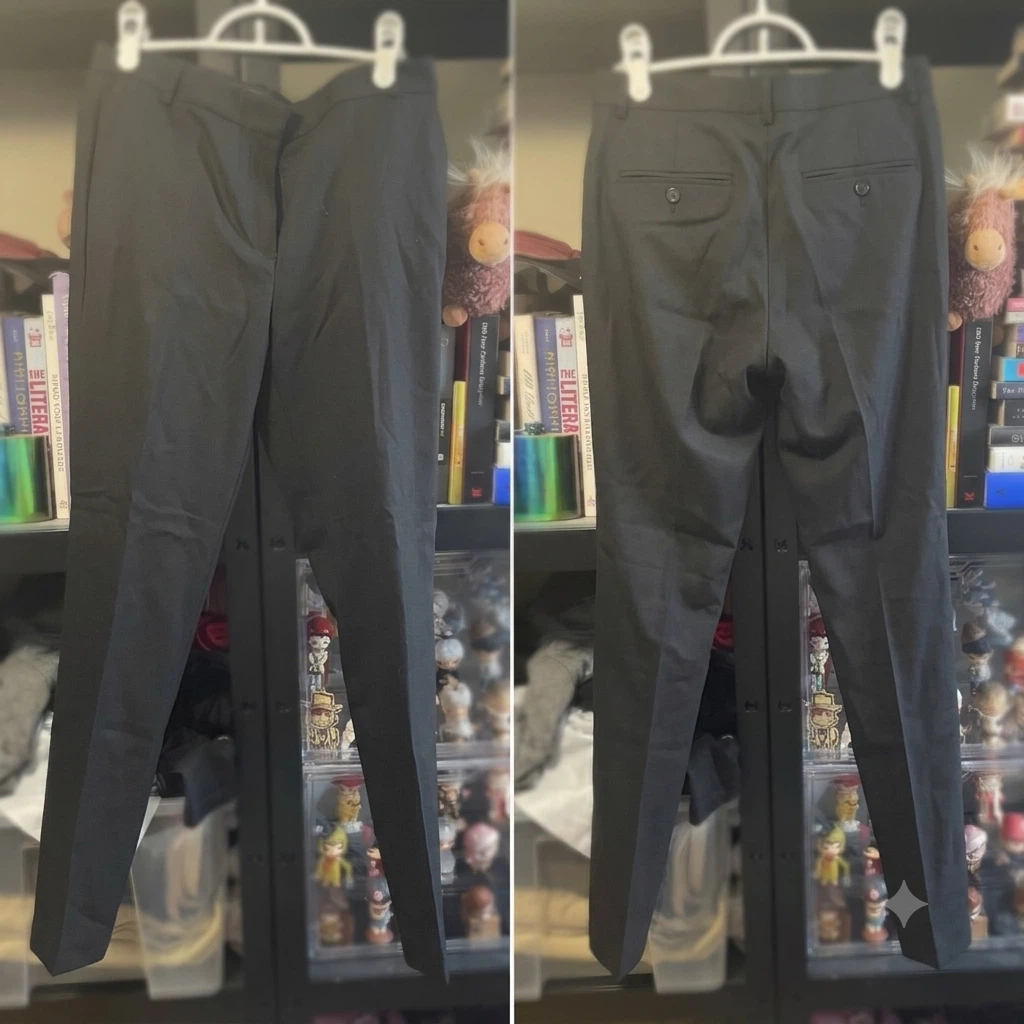 Massimo Dutti Black Dress Pants  (Size US 6 / EUR 38)