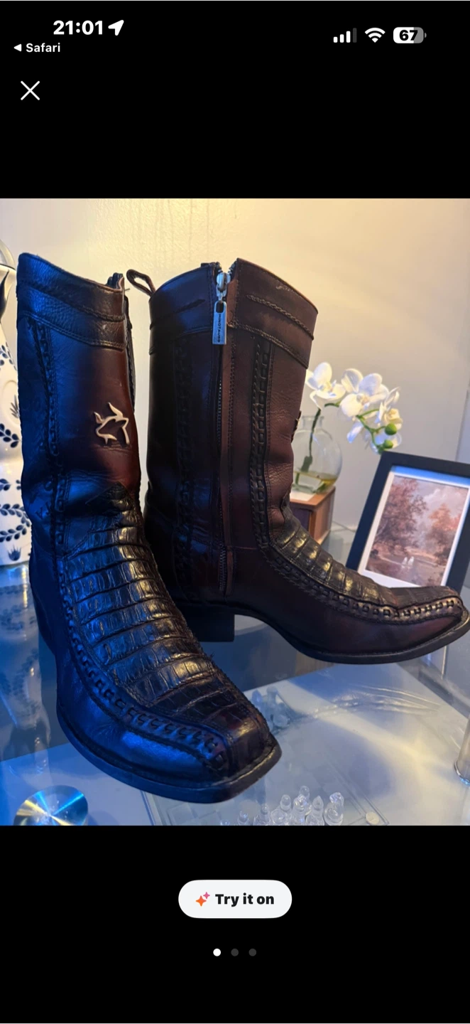 Men's Western Boots aligátor