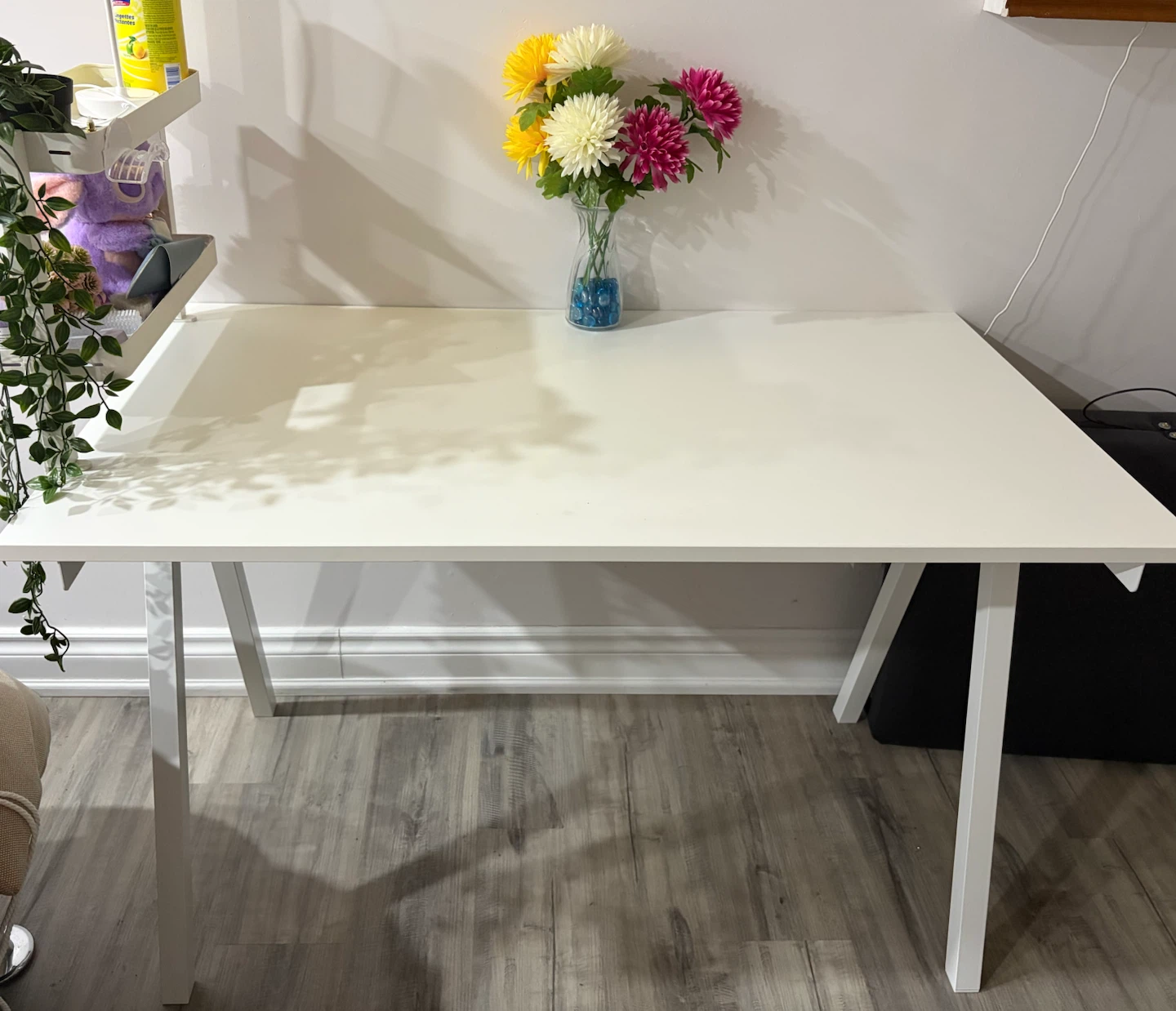 IKEA TROTTEN Desk White 120x70 cm