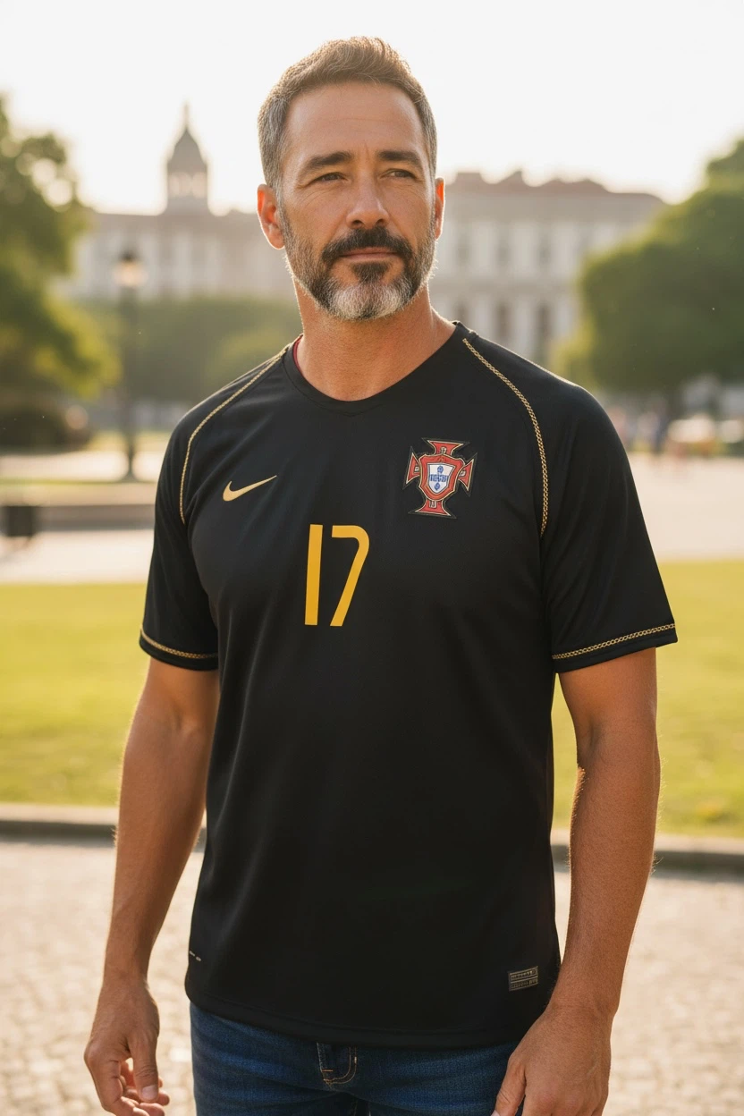 RONALDO 17 Portugal Jersey Vintage 2006 Size L Football Away - photo 3