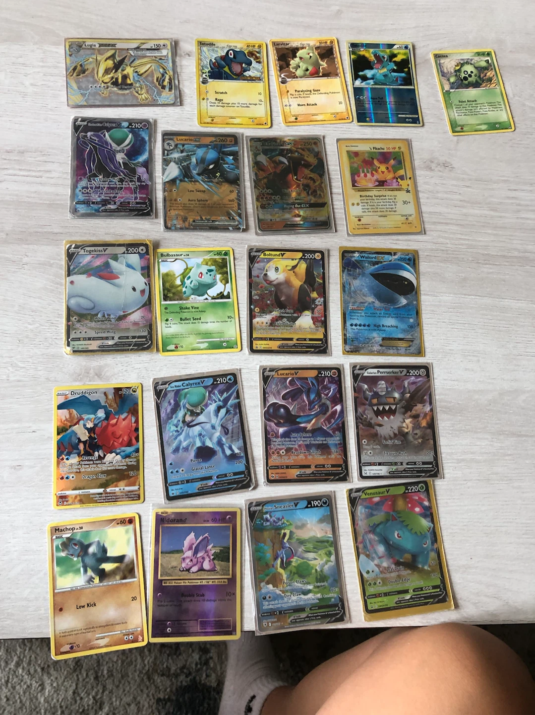 Assorted Pokemon Trading Cards