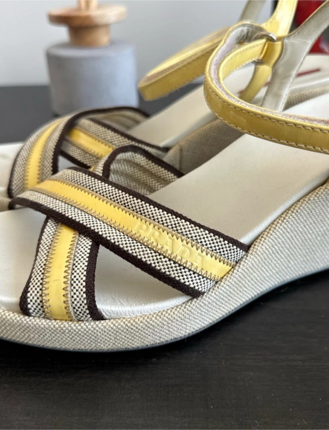 Prada Cloudbust vinyl sandal AUTHENTIC - photo 3