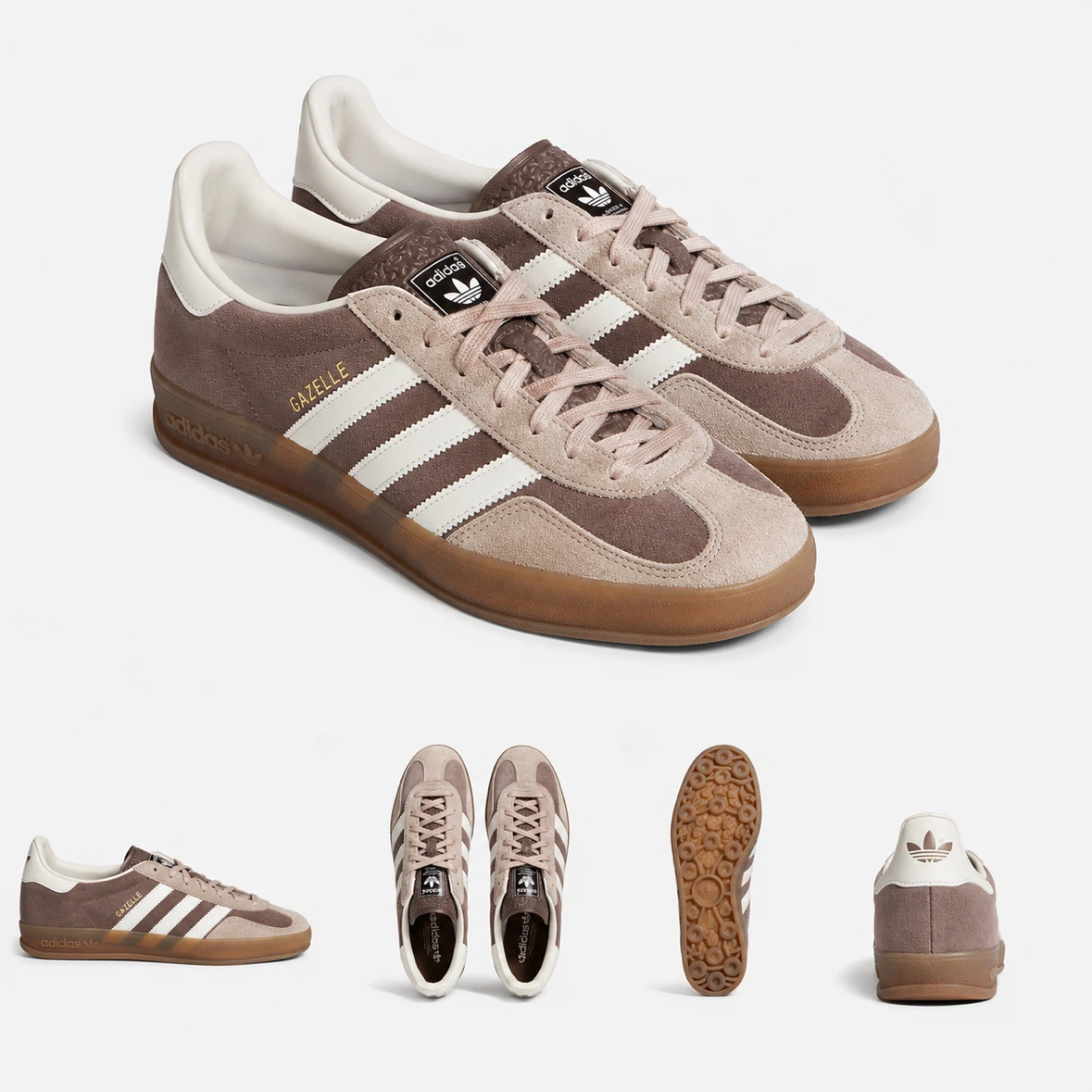 Adidas Gazelle Brown Suede Sneakers