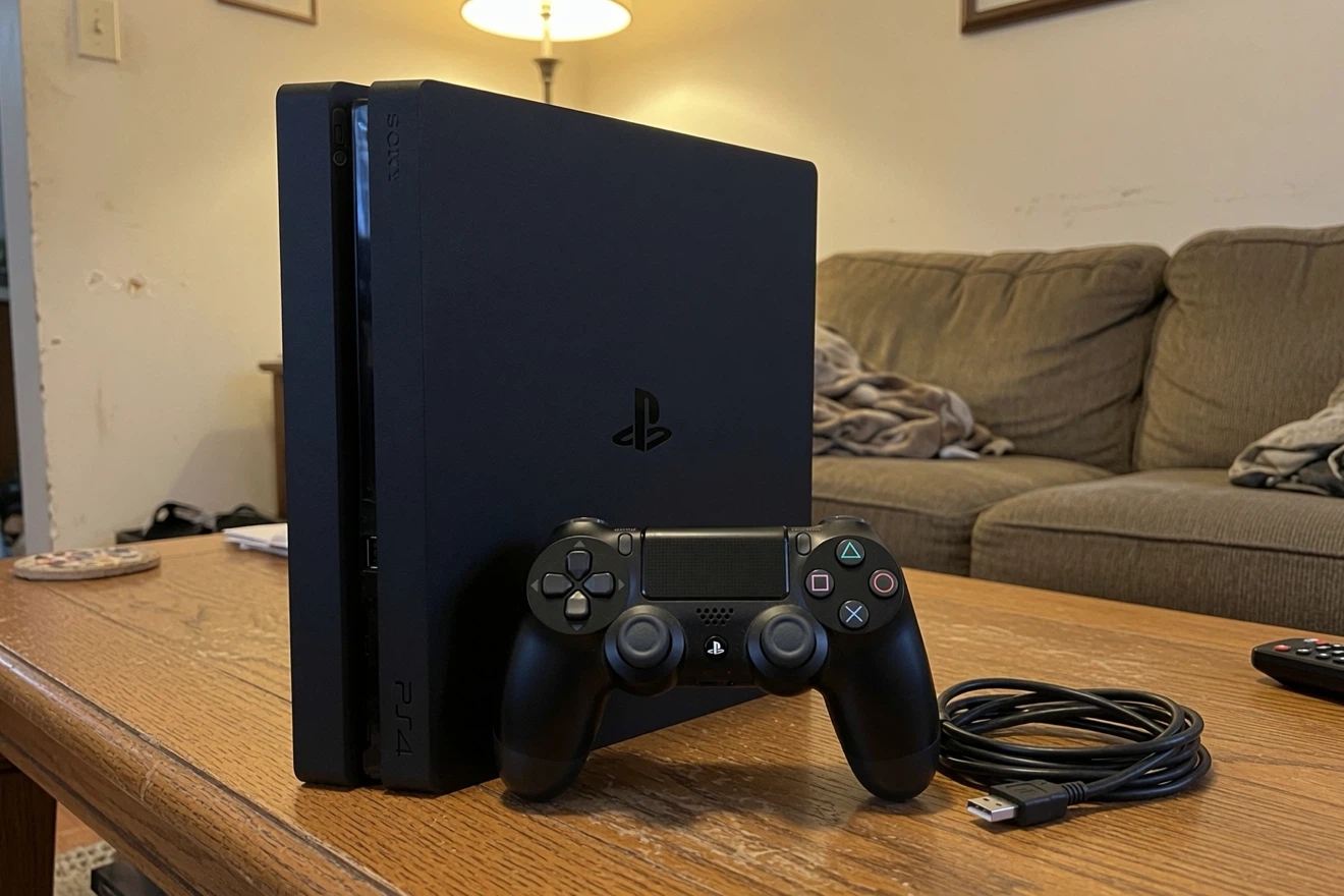 Sony PlayStation 4 Console with Controller