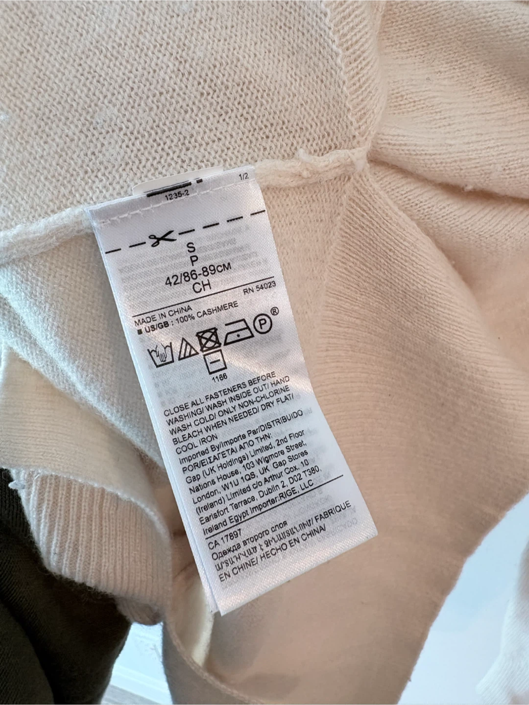 Banana Republic 100% Cashmere Zip-Up Hoodie - Size S - photo 3
