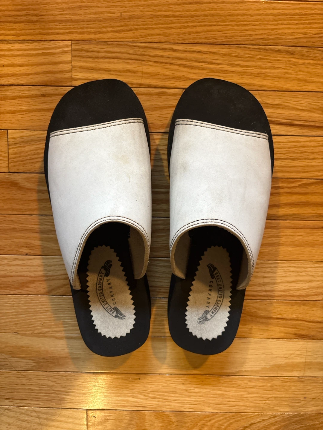 United Garment Company Slides - White/Black - photo 2