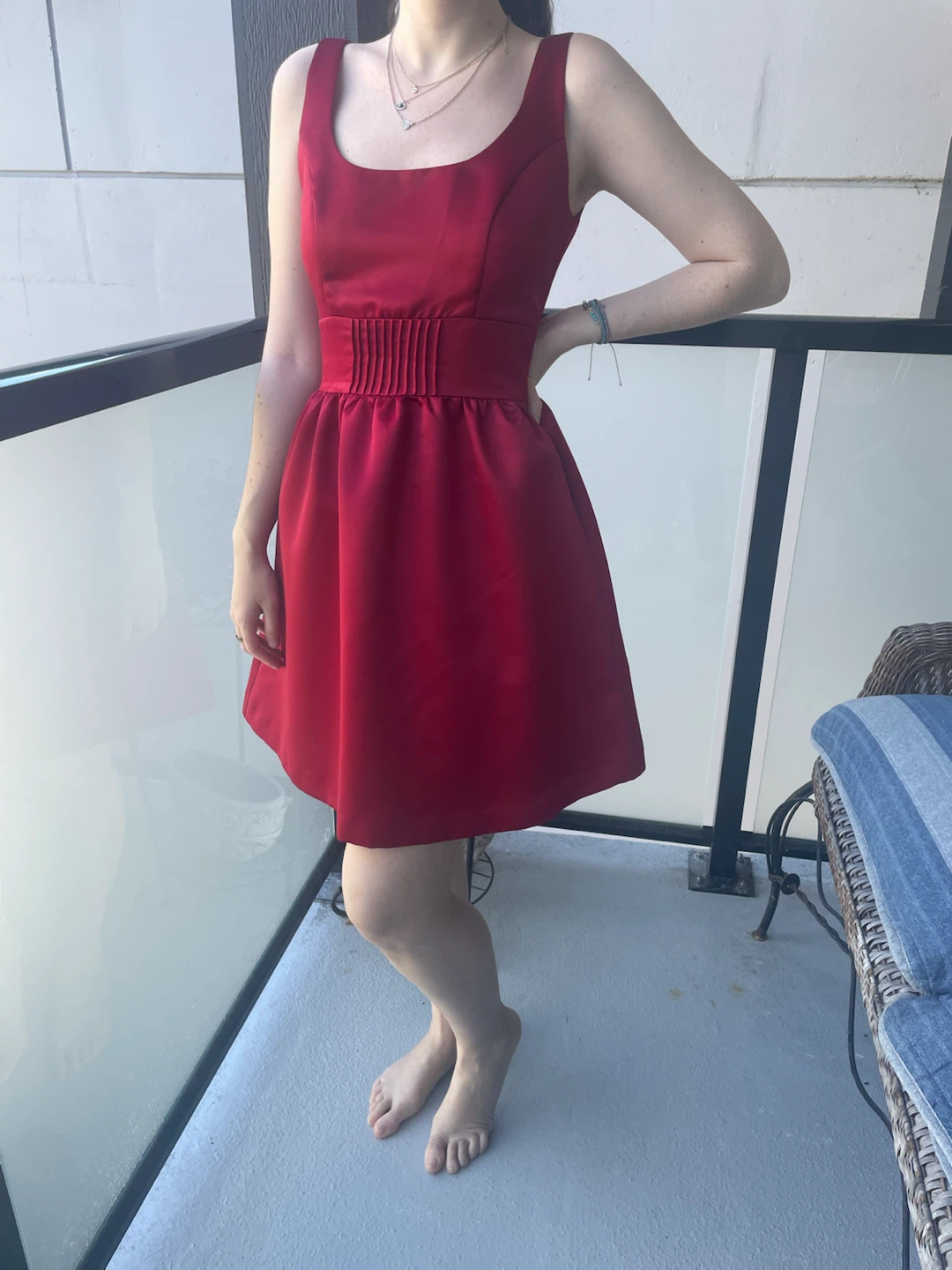 Jacob’s red dress