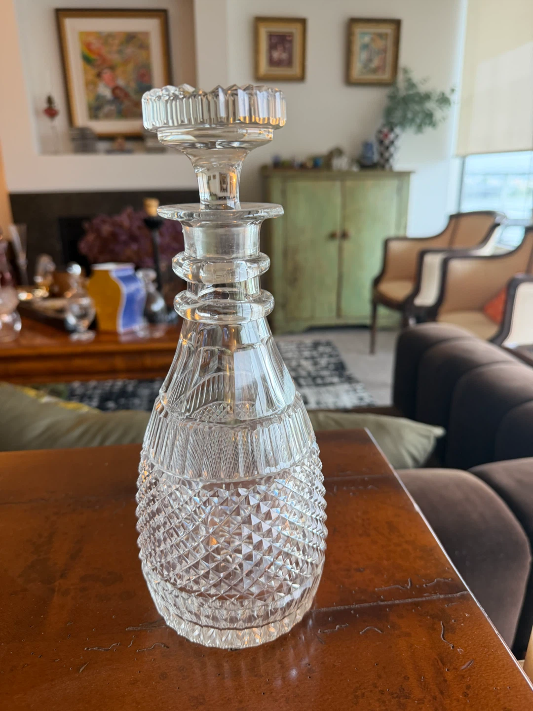 Crystal Decanter with Stopper