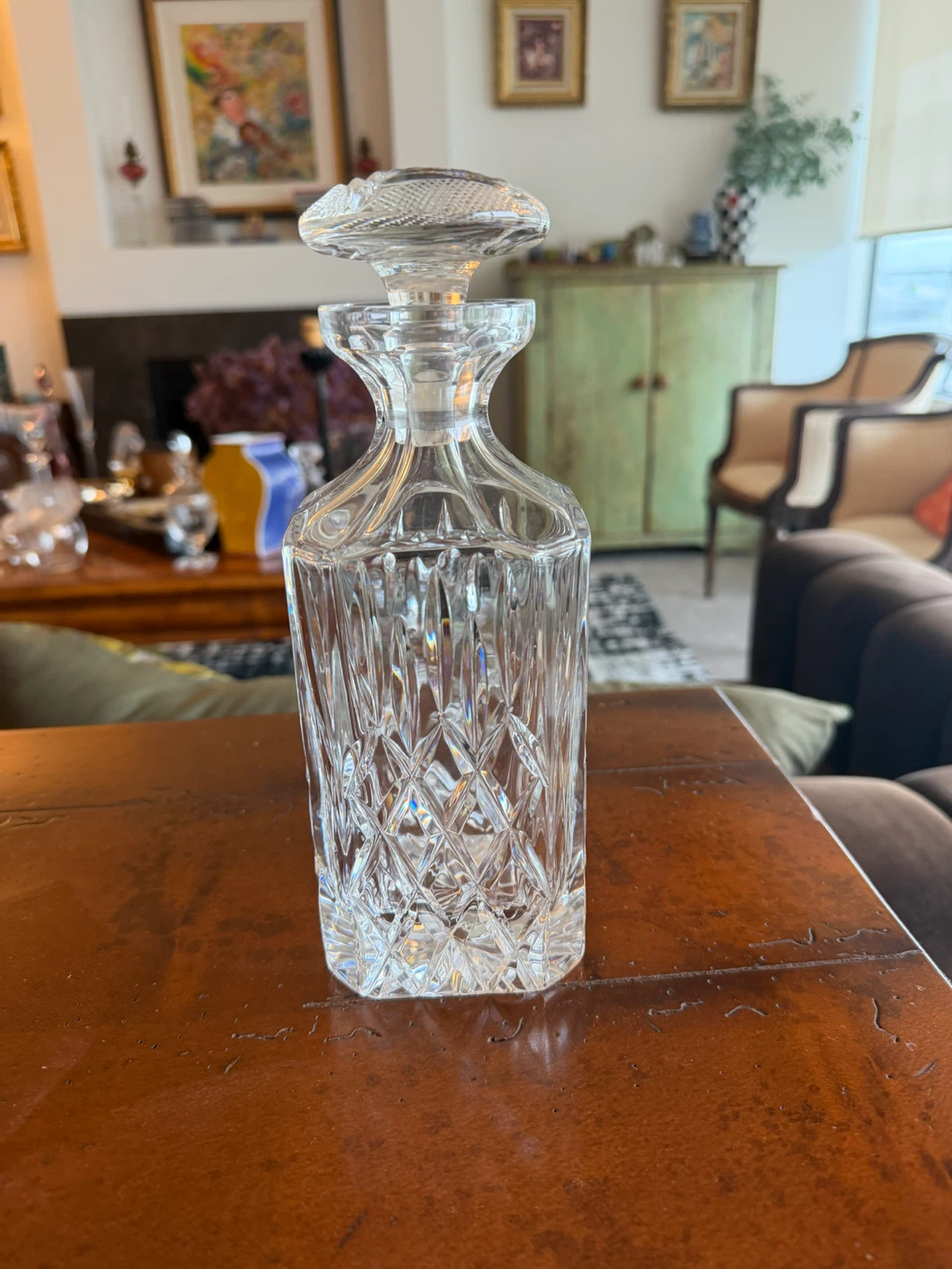 Crystal Decanter with Stopper