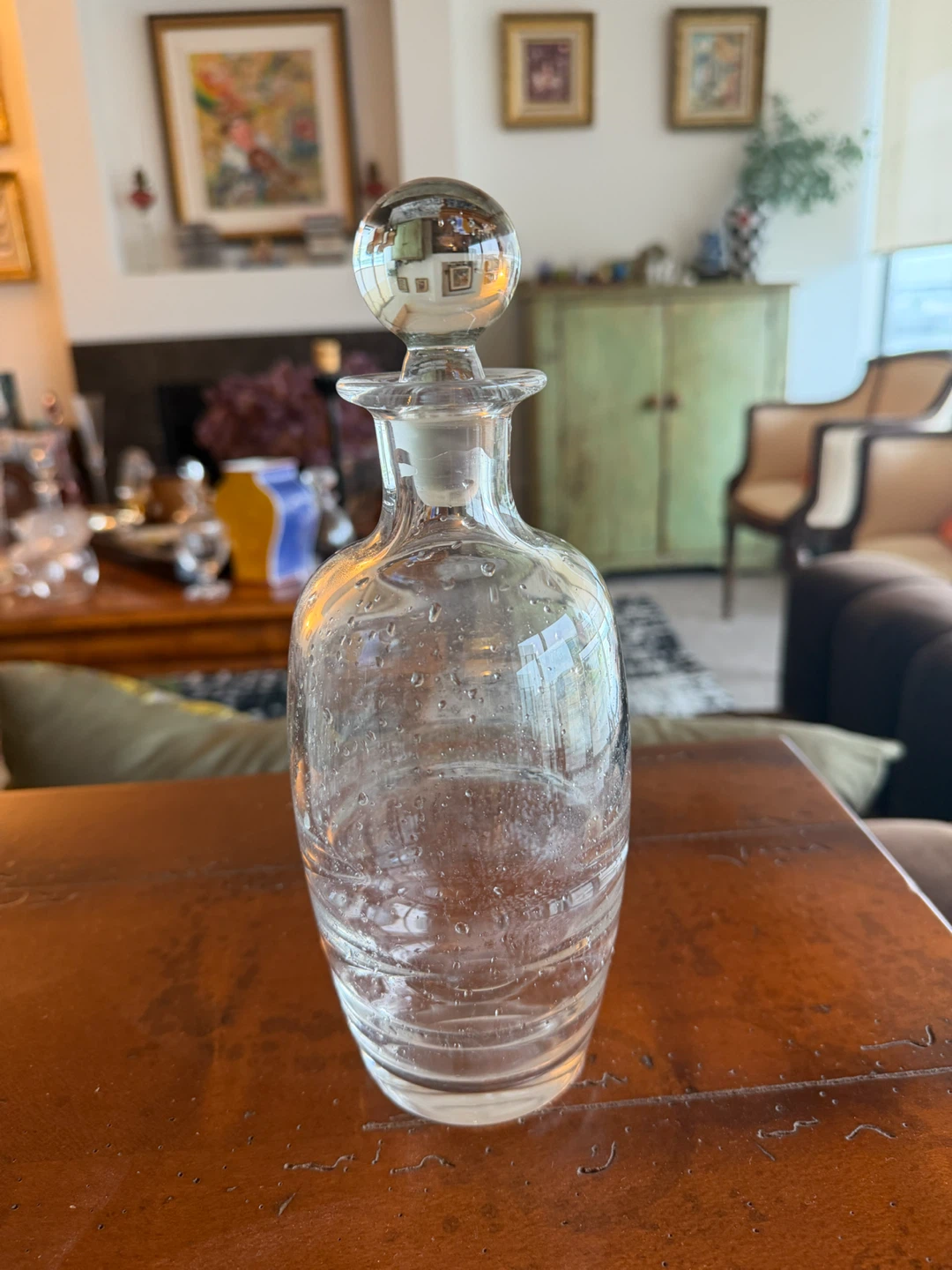 Glass Decanter with Stopper