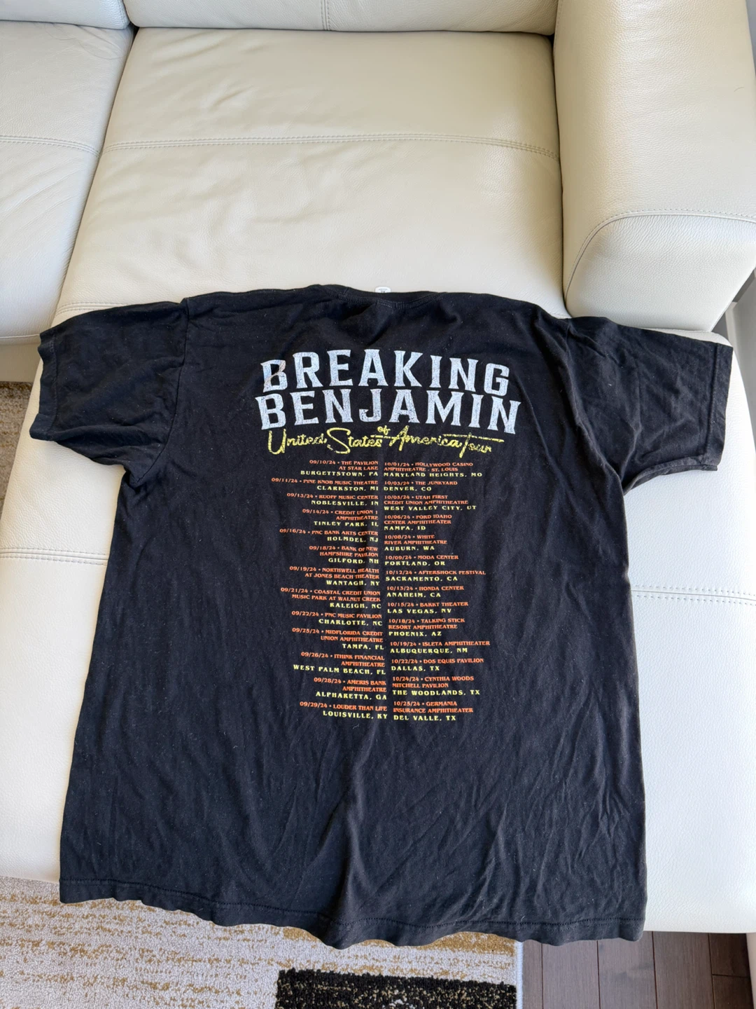 Breaking Benjamin United States Tour T-Shirt - photo 2