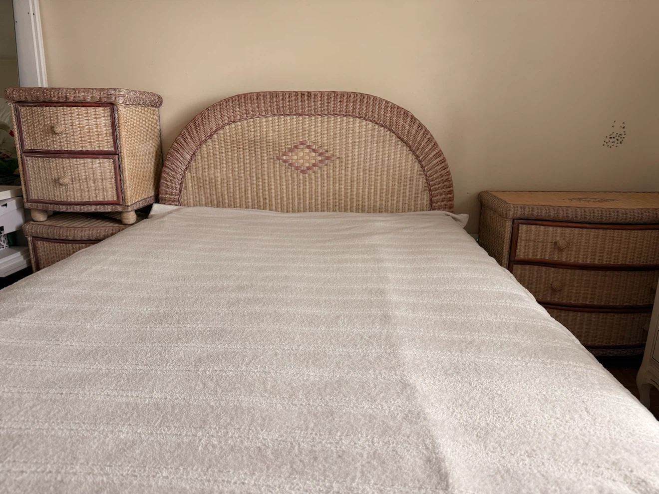 Wicker Bedroom Set – Boho Style