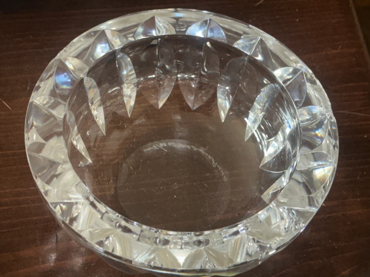 Signed Orrefors Crystal Bowl Made in Sweden