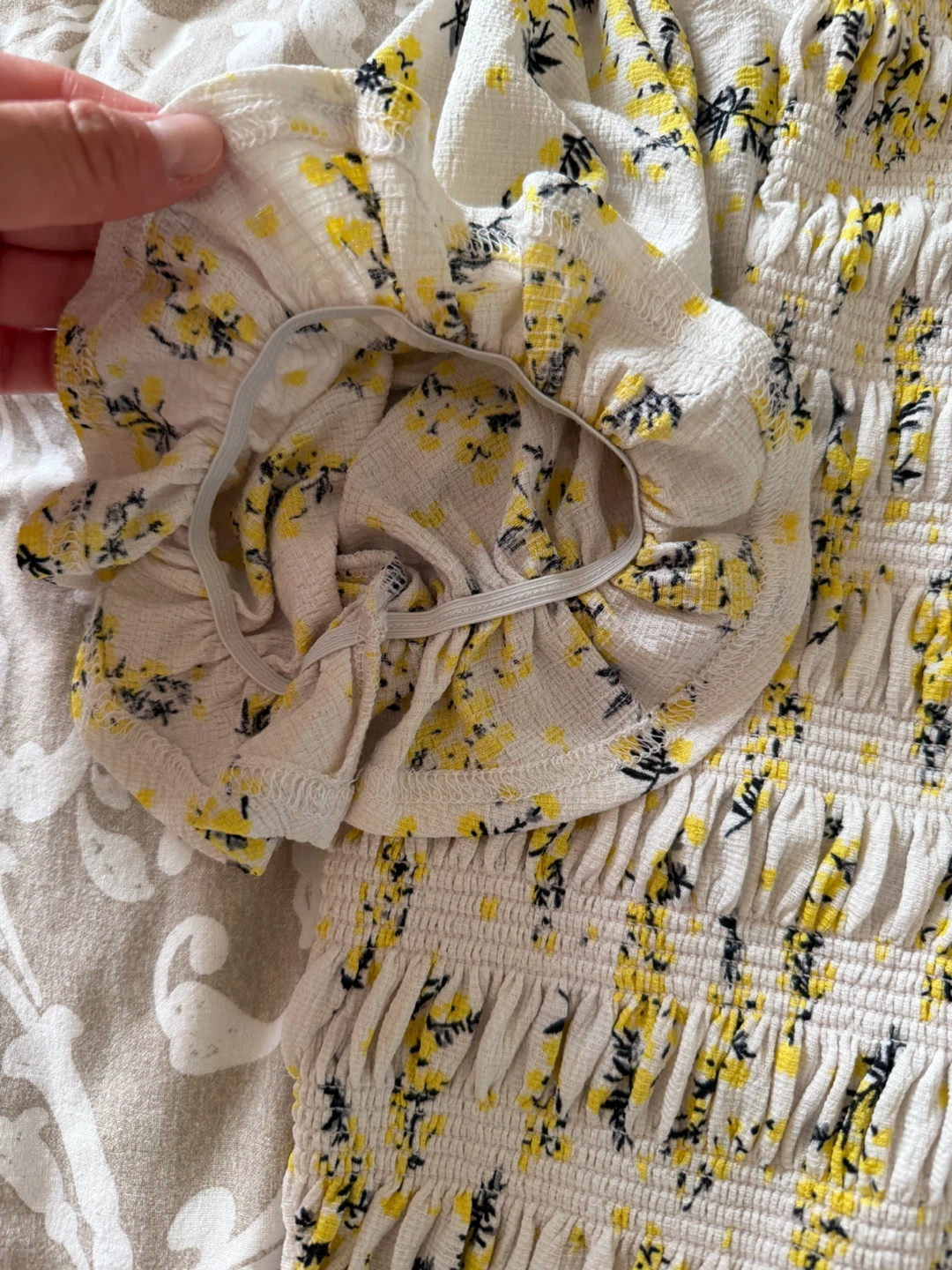 Melloday Smocked Floral Blouse - photo 4
