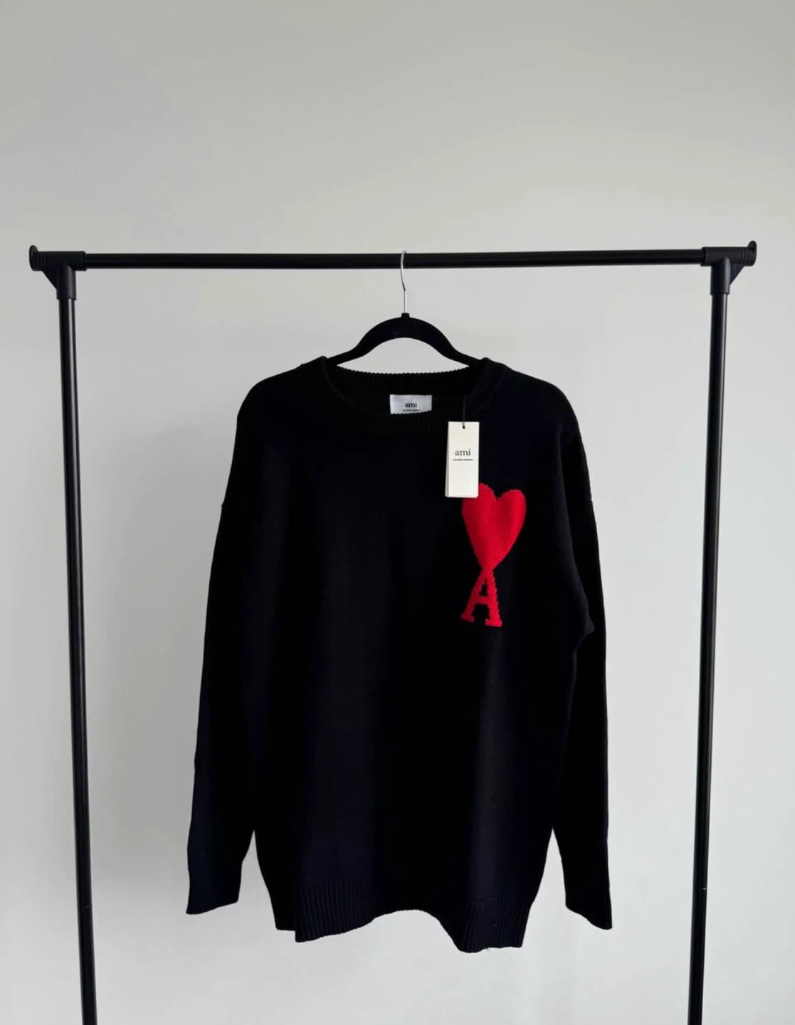 Ami Sweater Black &  White Unisex New - photo 3