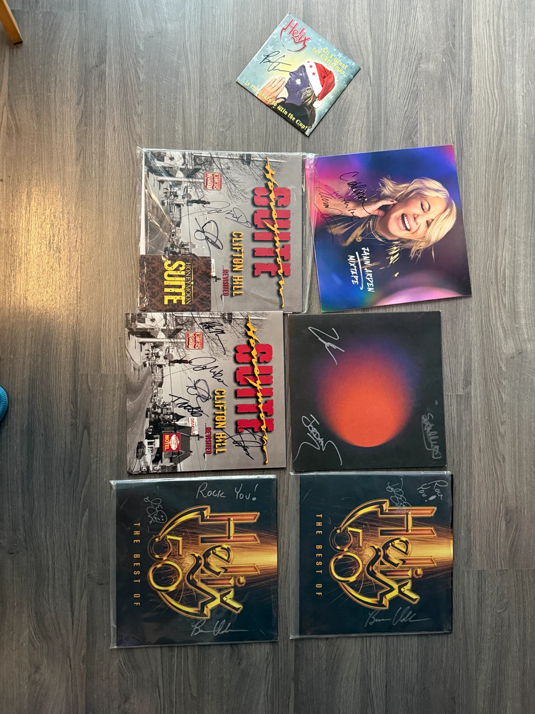 Signed Rock & Roll Vinyl Records Collection