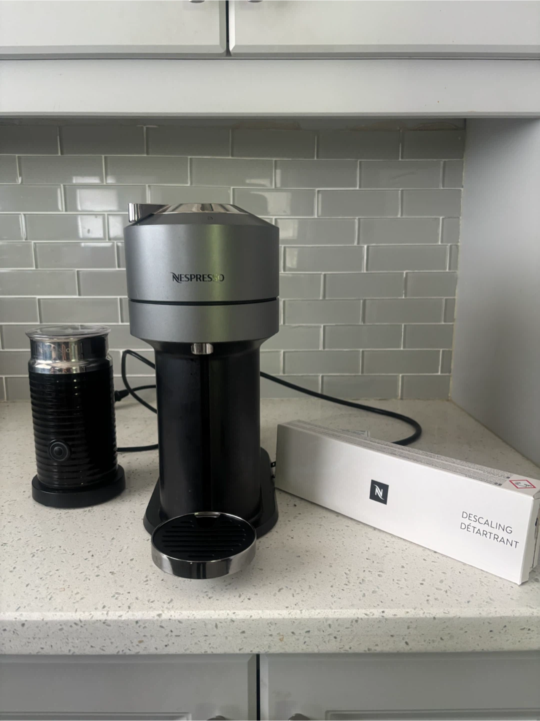 Nespresso Vertuo Coffee Machine with Aeroccino Milk Frother