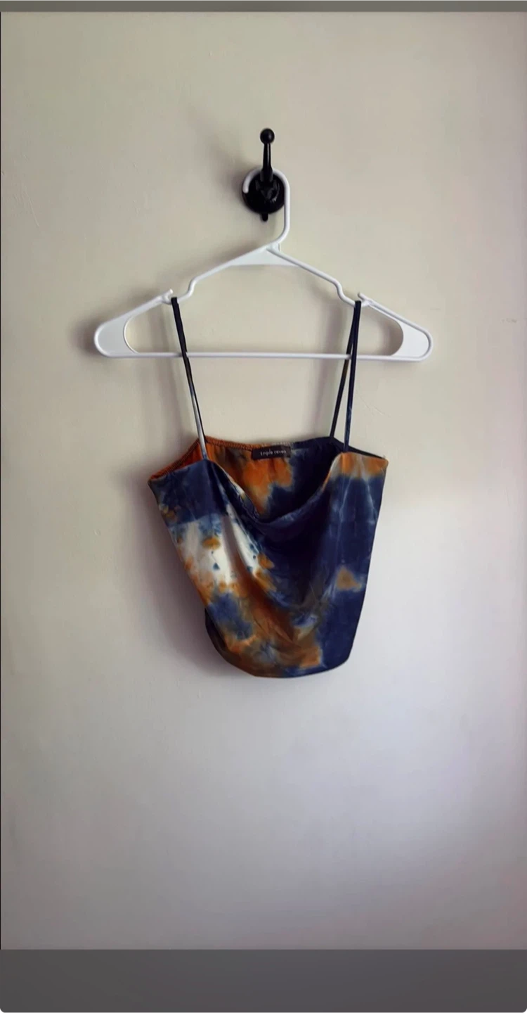 Purple Reign Tie Dye Crop Top